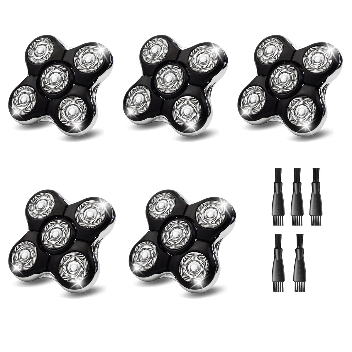 5 Pack Dual Track Shaver Replacement Blades P263499
