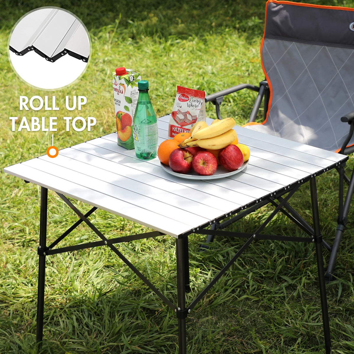 Lightweight Aluminum Folding Table X7459