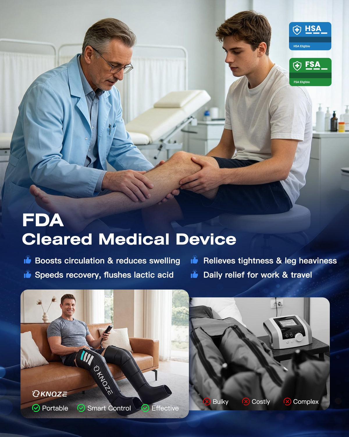 Full Leg Compression Massager C93623