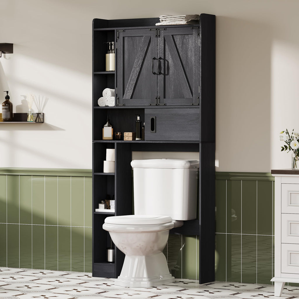 Over The Toilet Storage Cabinet with Sliding Door K23204