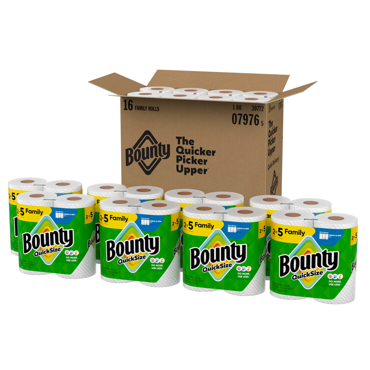 White Paper Towels 16 Family Rolls H91460