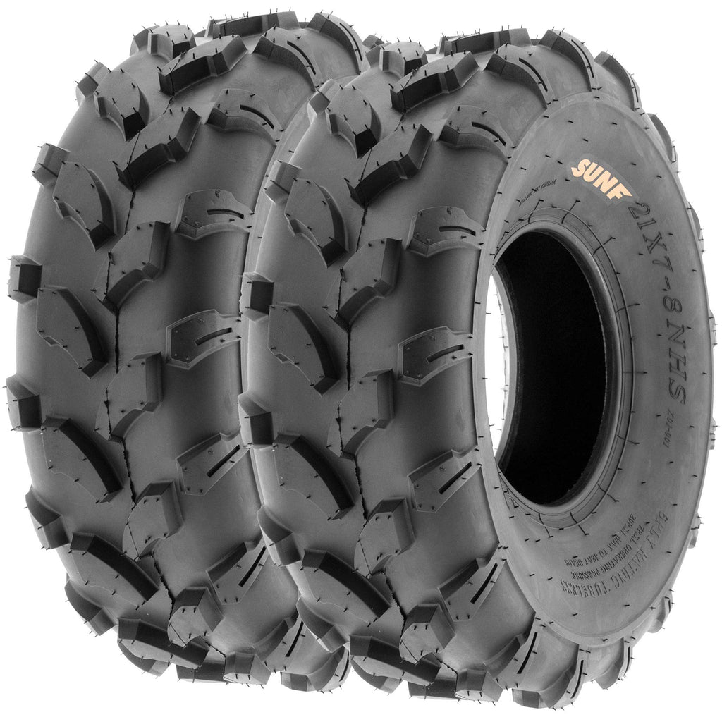 Set of 4 Off-Road ATV Tires 18x7-8 Front & 18x9.5-8 Rear 6 Ply Tubeless K84663