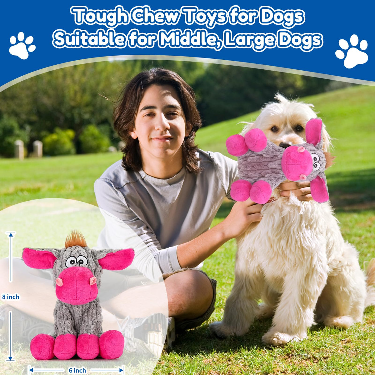Plush Squeaky Stuffed Animal Chew Toys Q1507
