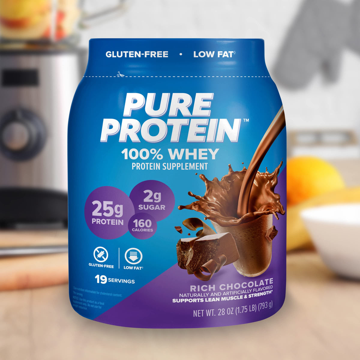 Whey Protein Powder Rich Chocolate 25 g Protein N403