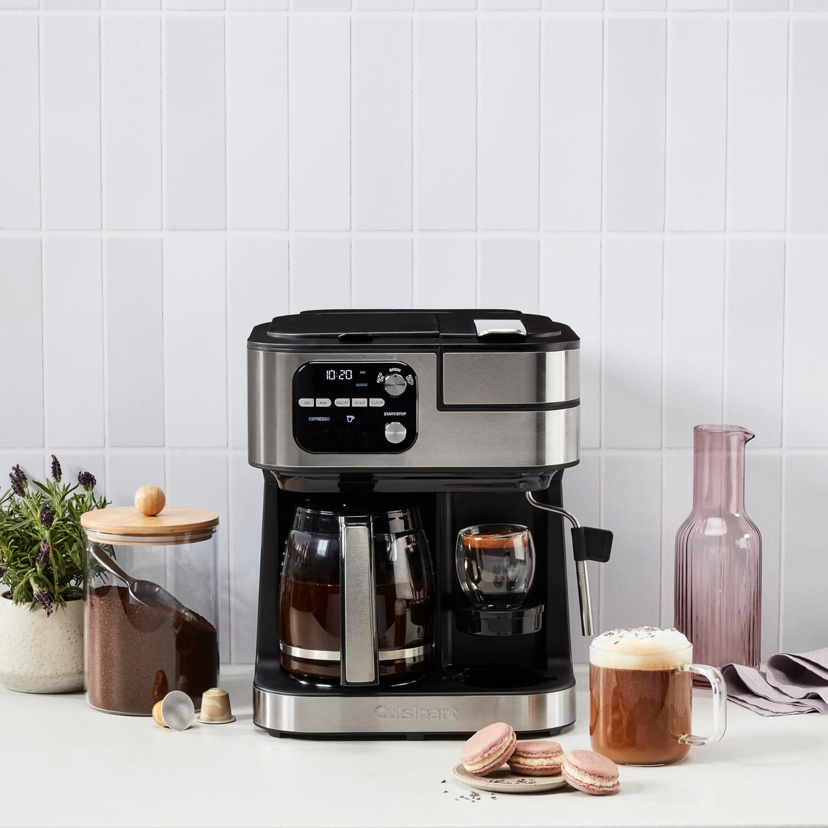 4-in-1 Coffee Maker with Three Brewing Sizes, Black K197315