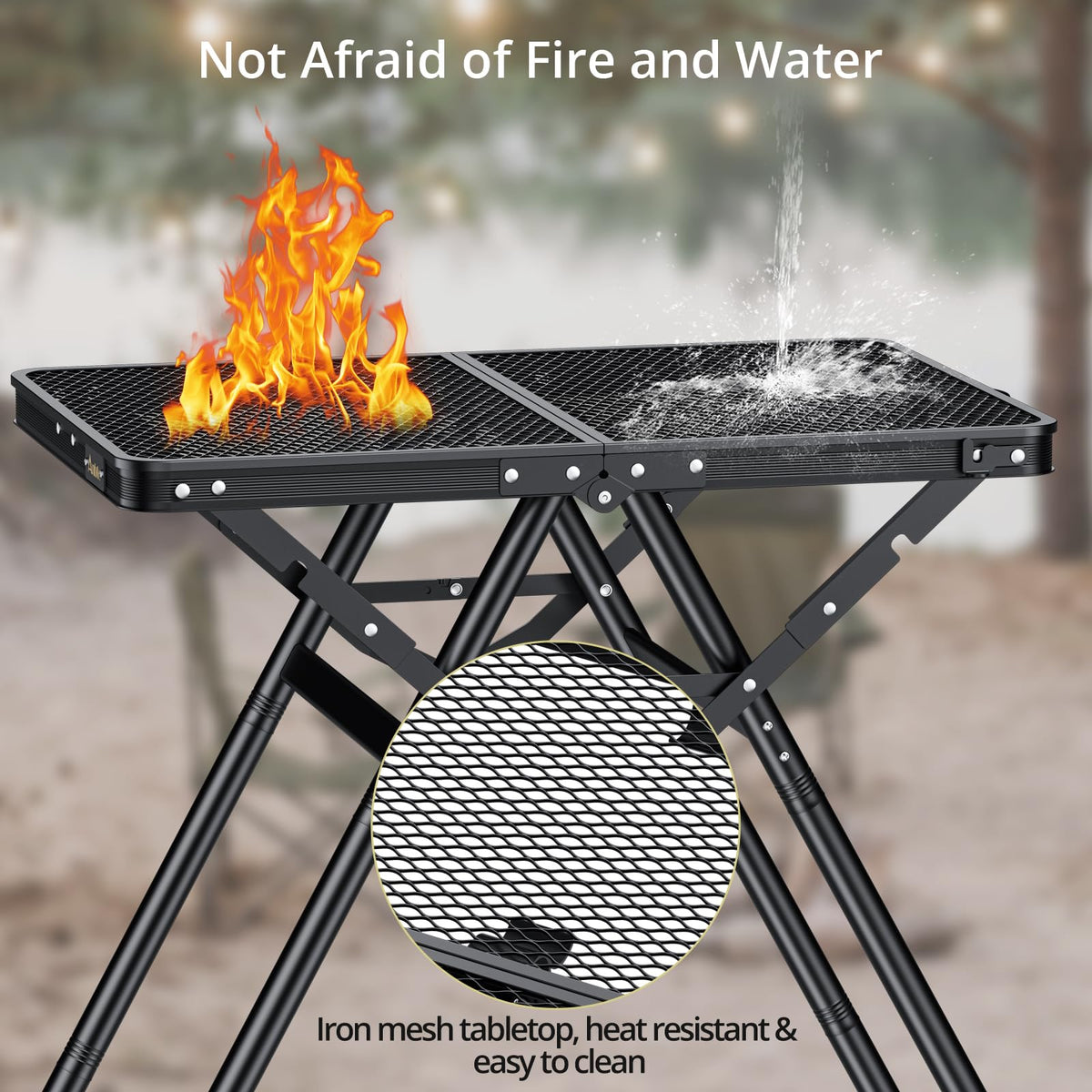 2ft Folding Grill Table C44976