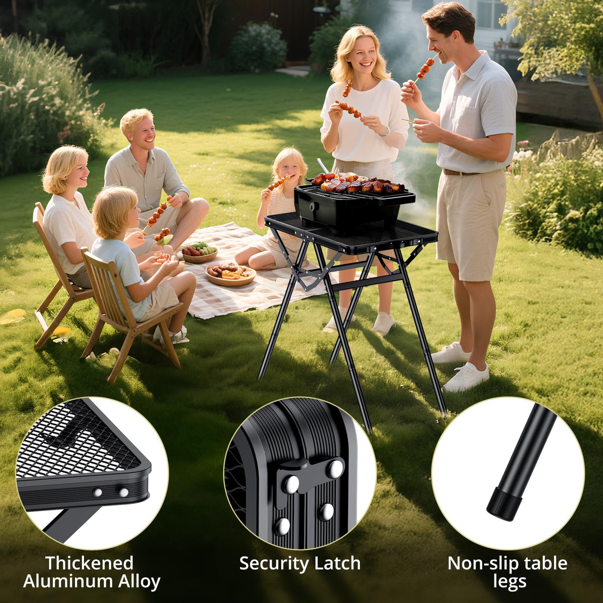 2ft Folding Grill Table C44976