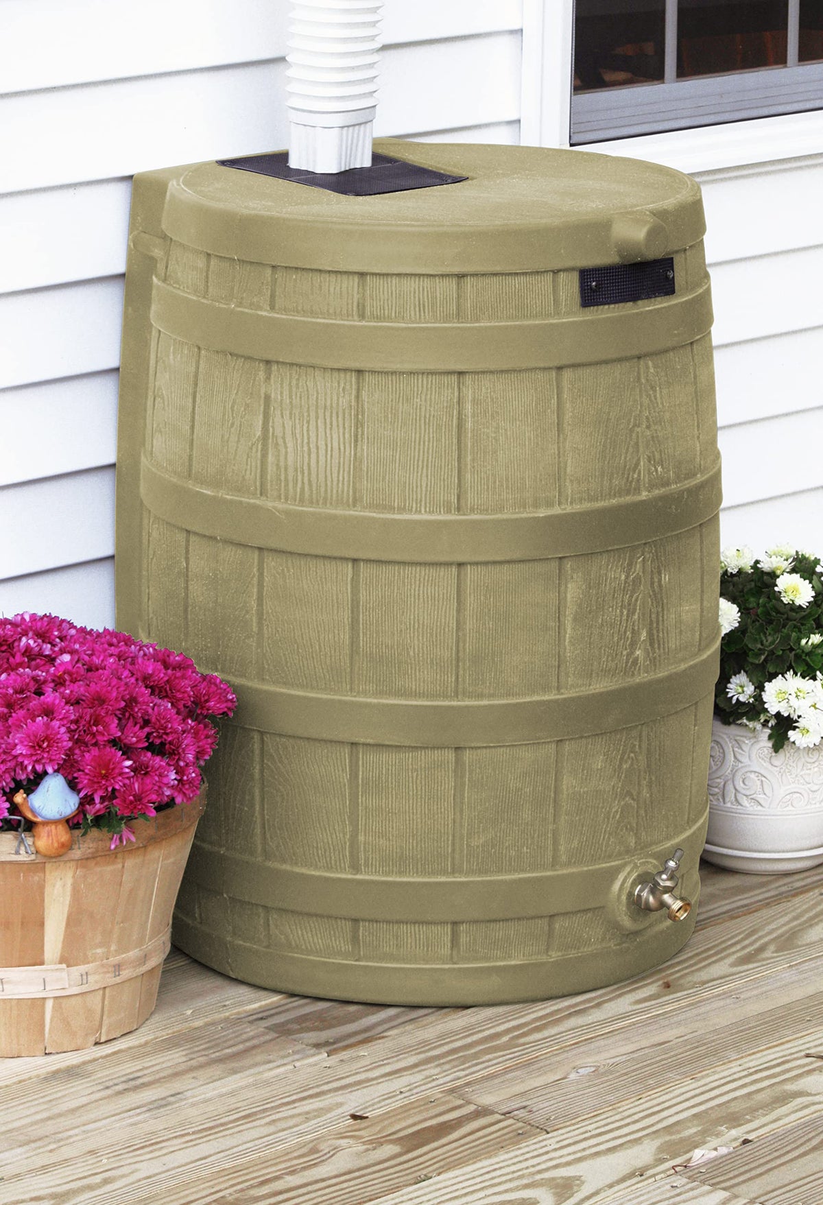 50 Gallon Rain Barrel with Diverter Kit G100
