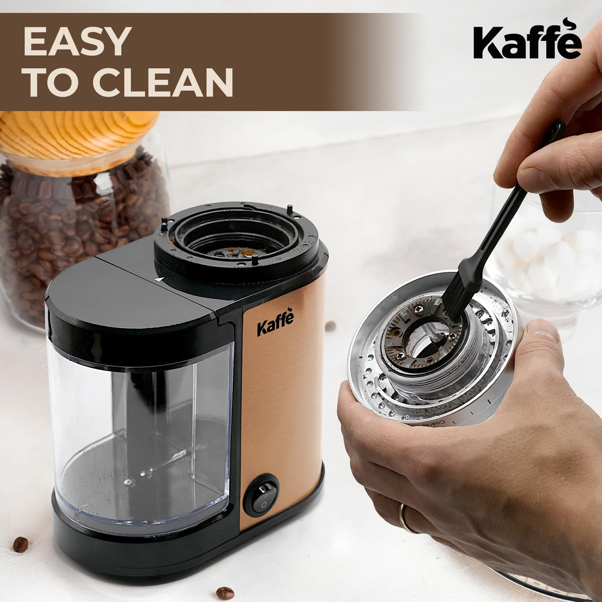 Electric Burr Coffee Grinder 5.5oz Adjustable R6381