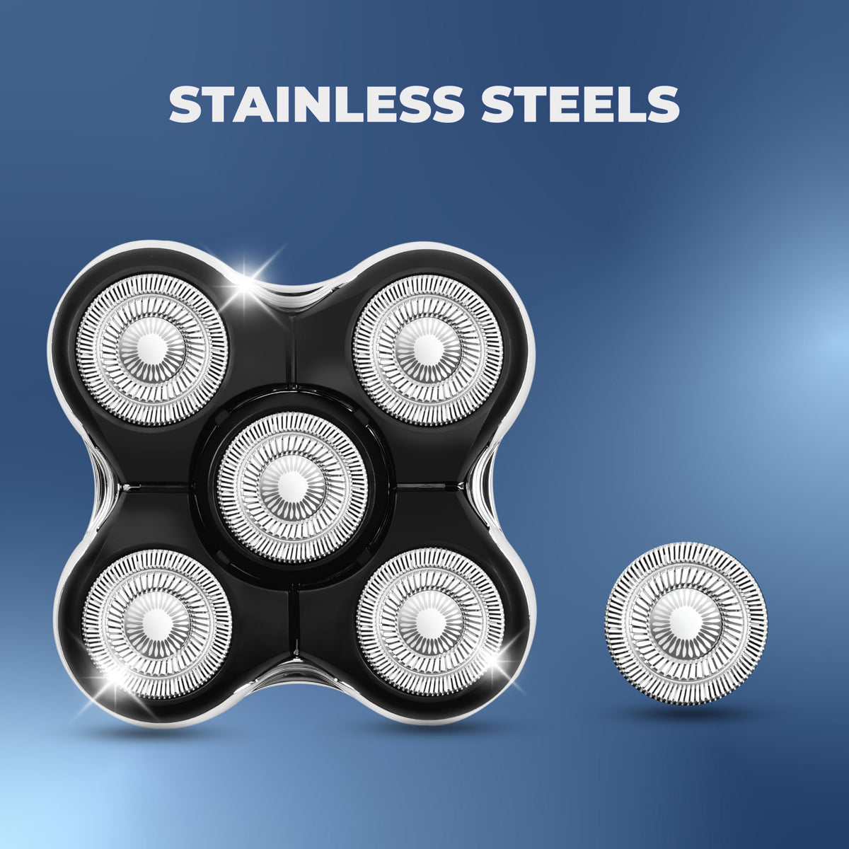 5 Pack Dual Track Shaver Replacement Blades P263499