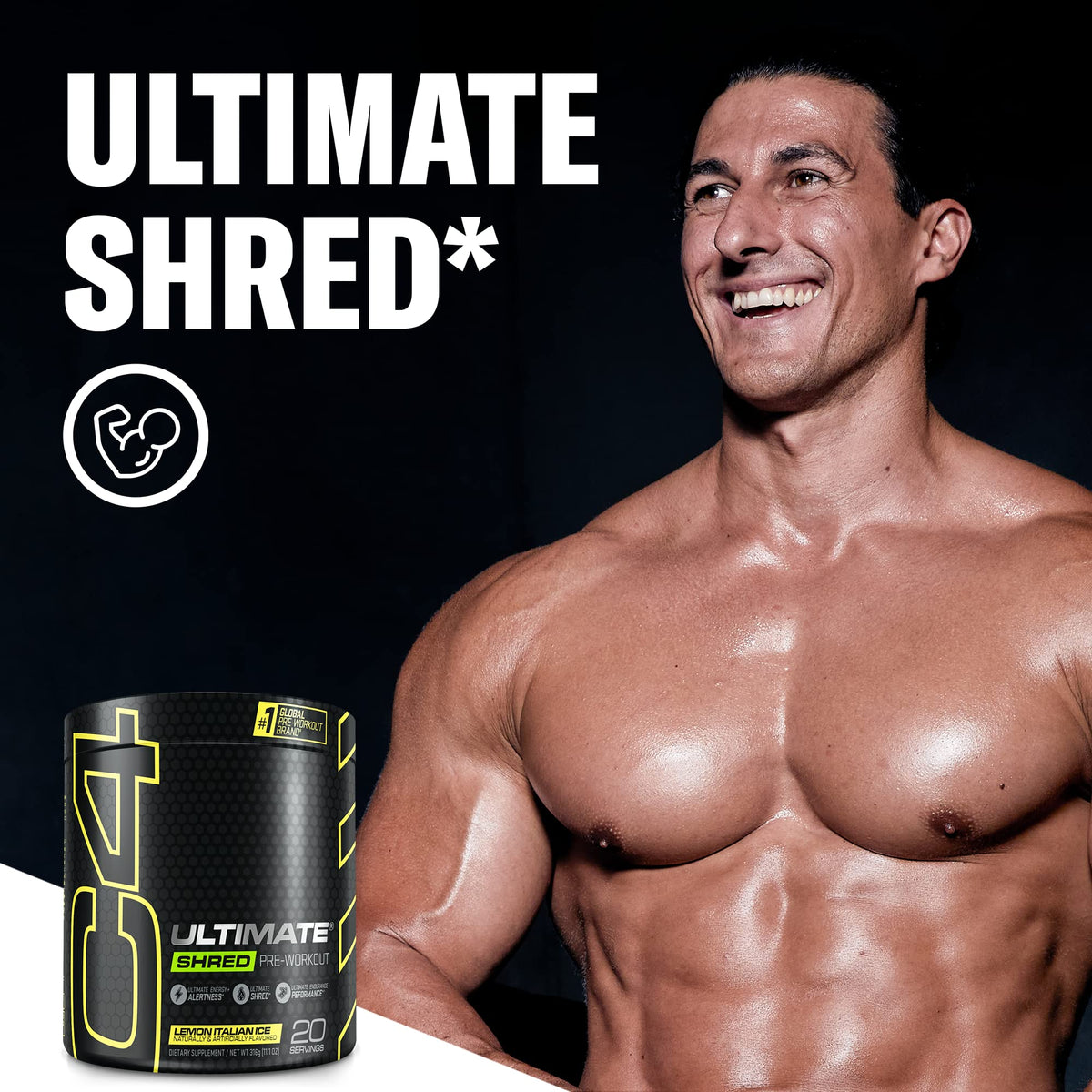 Pre Workout Powder Fat Burner Supplement With Ginger Root Extract 20 Servings S859