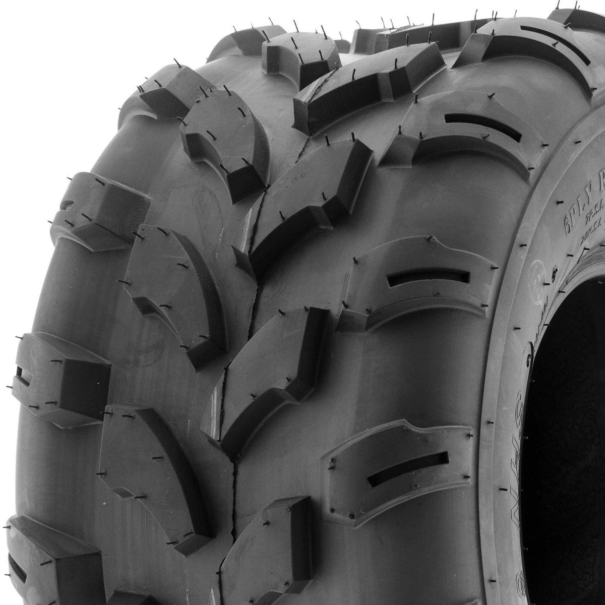 Set of 4 Off-Road ATV Tires 18x7-8 Front & 18x9.5-8 Rear 6 Ply Tubeless K84663