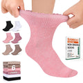 Women's 6 Pairs Non-Binding Diabetic Socks Size 9-11 K730