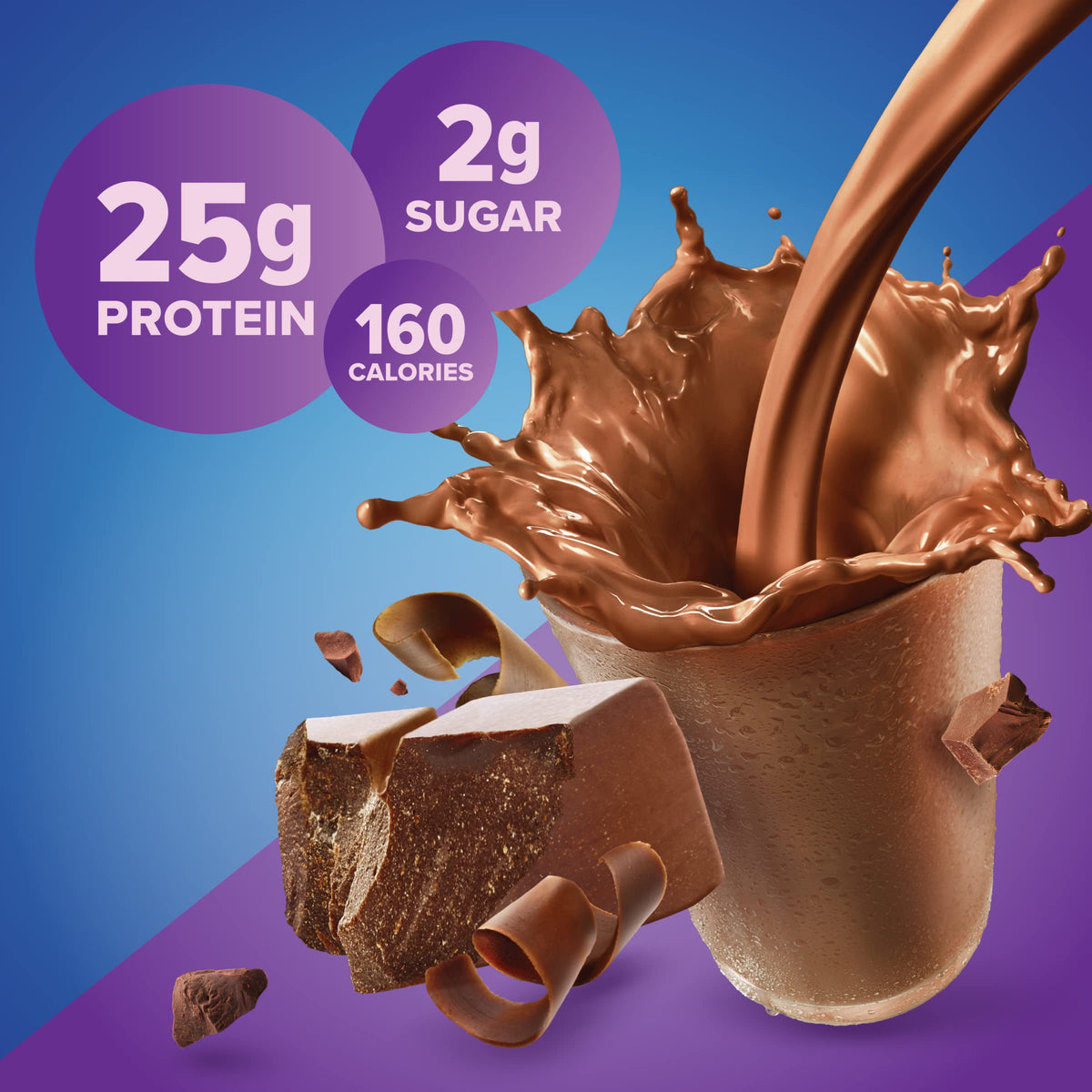 Whey Protein Powder Rich Chocolate 25 g Protein N403