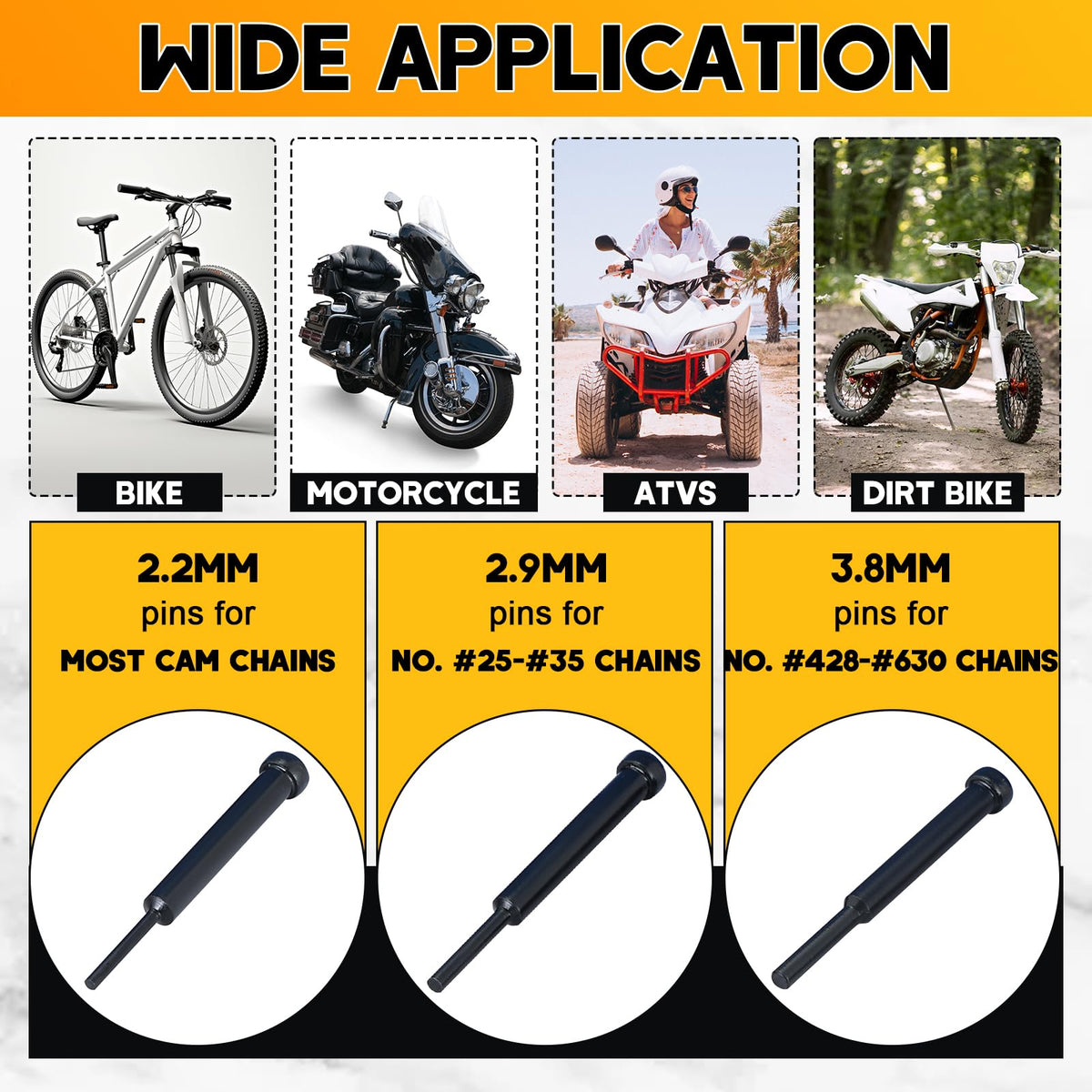 Motorcycle Chain Breaker Tool Kit Z33250