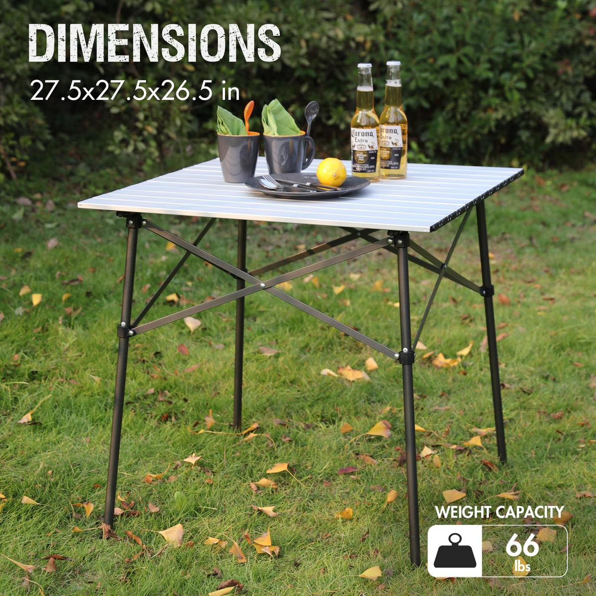 Lightweight Aluminum Folding Table X7459