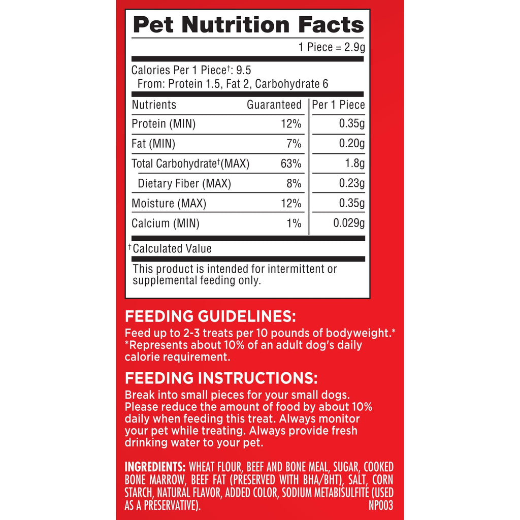Small Dog Treats with Real Bone Marrow, 40 Oz. H486