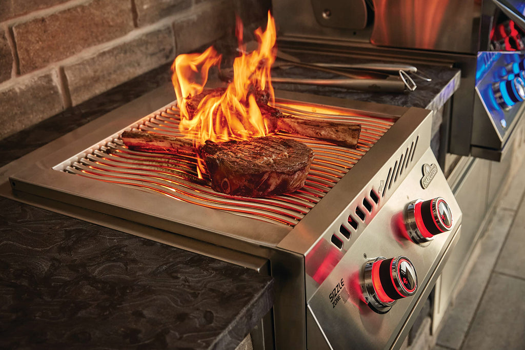 Stainless Steel 18-inch Propane Gas Infrared Drop-In Burner Y23684