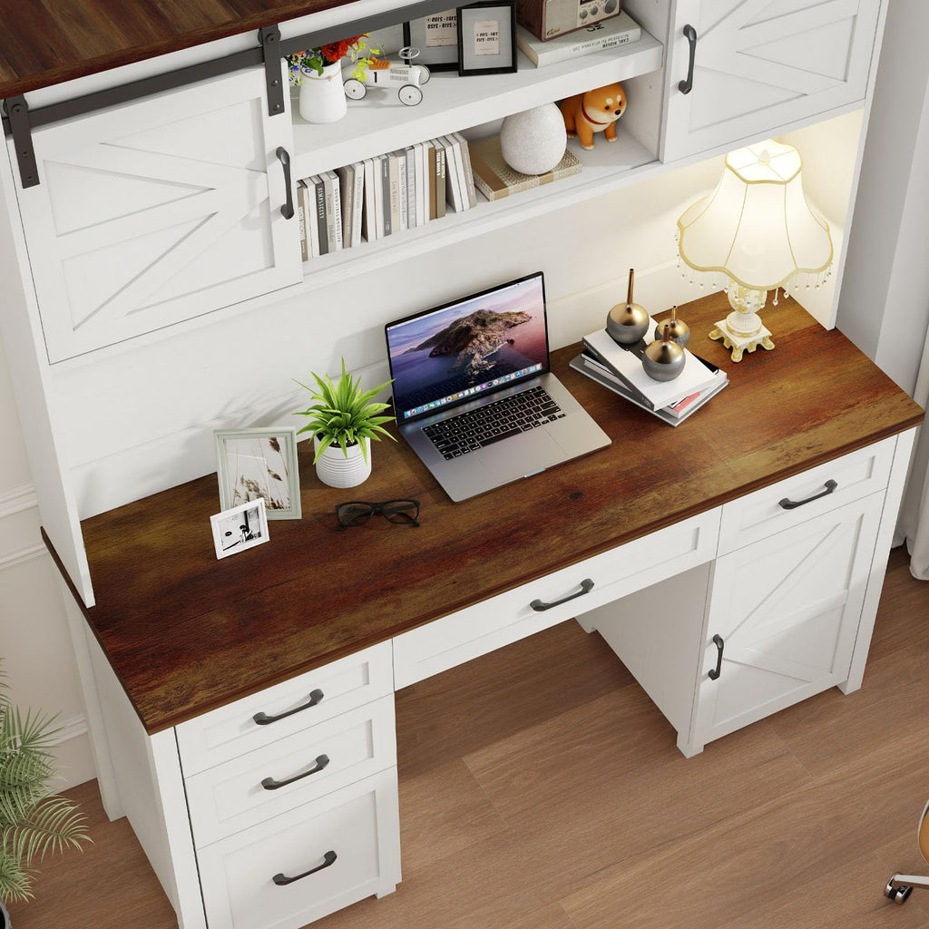 67" Executive Desk with File Drawer K3075