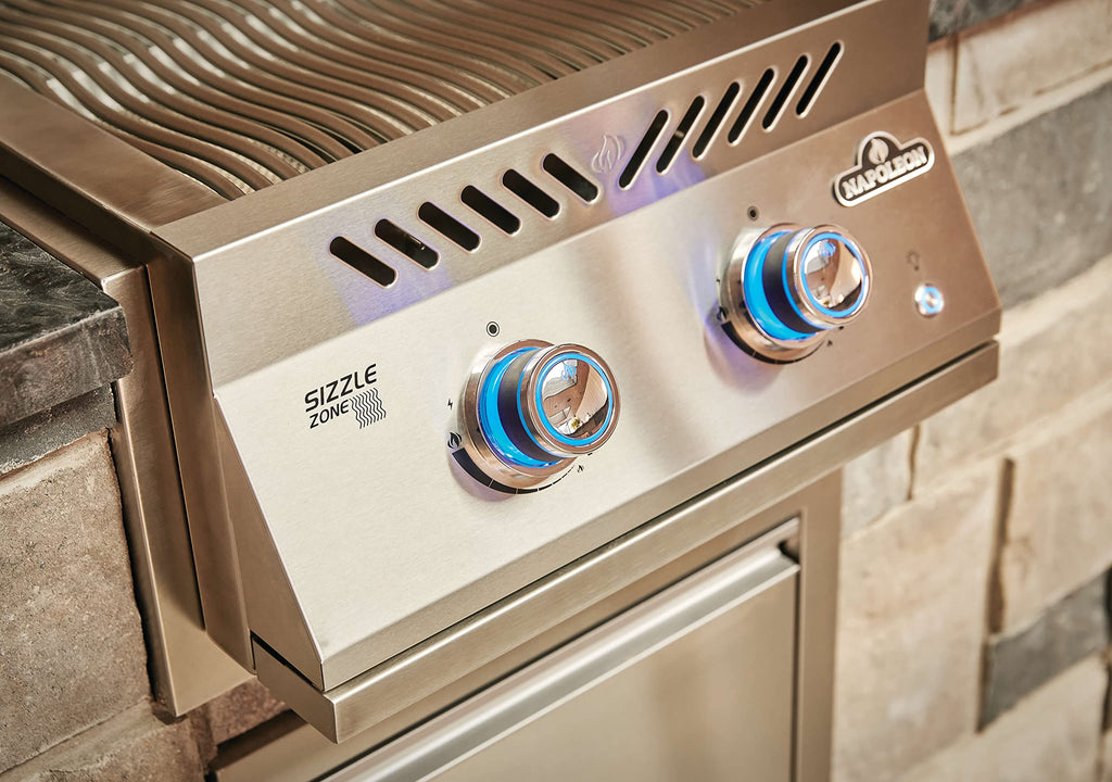 Stainless Steel 18-inch Propane Gas Infrared Drop-In Burner Y23684