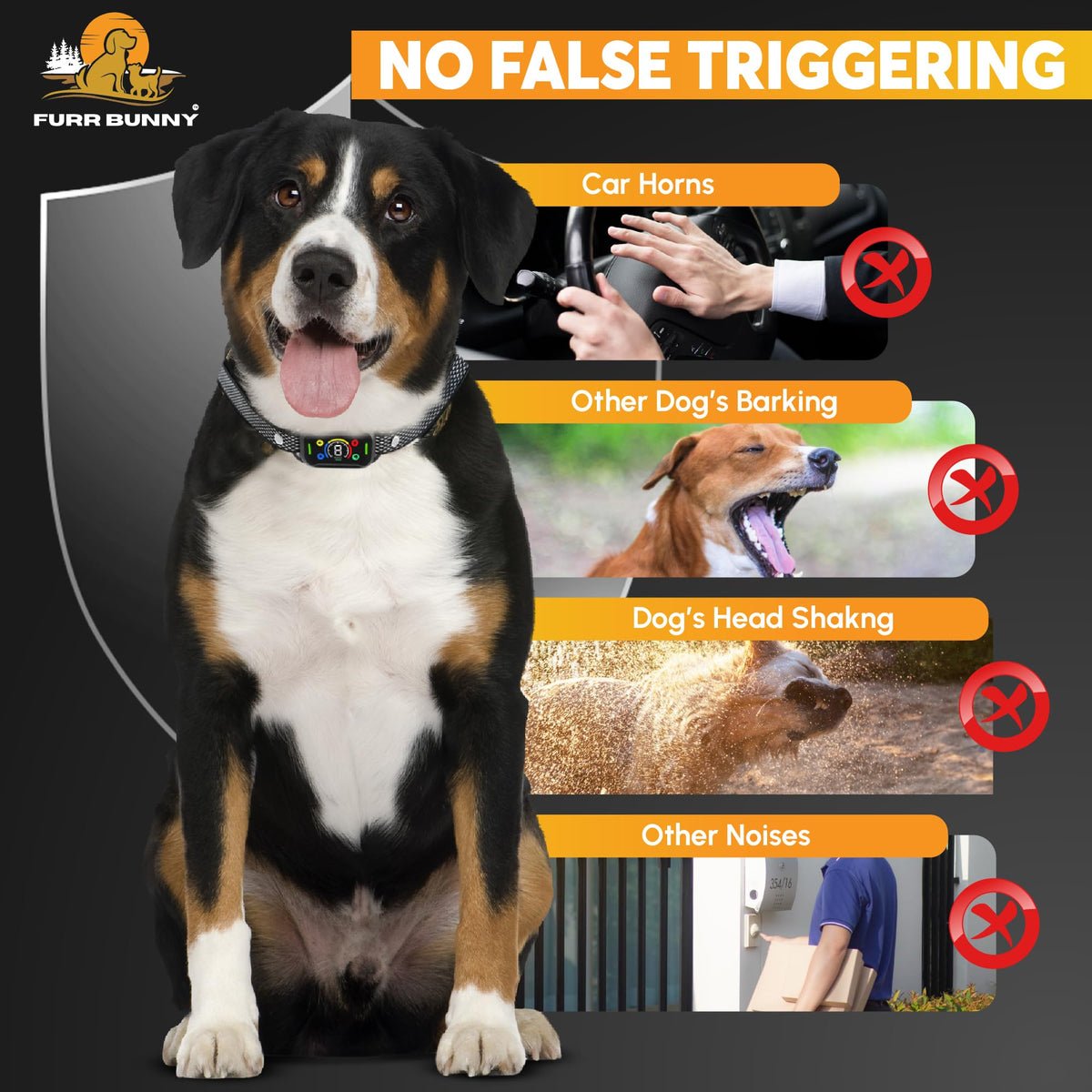 Dog Bark Collar for Medium & Large Dogs I36967
