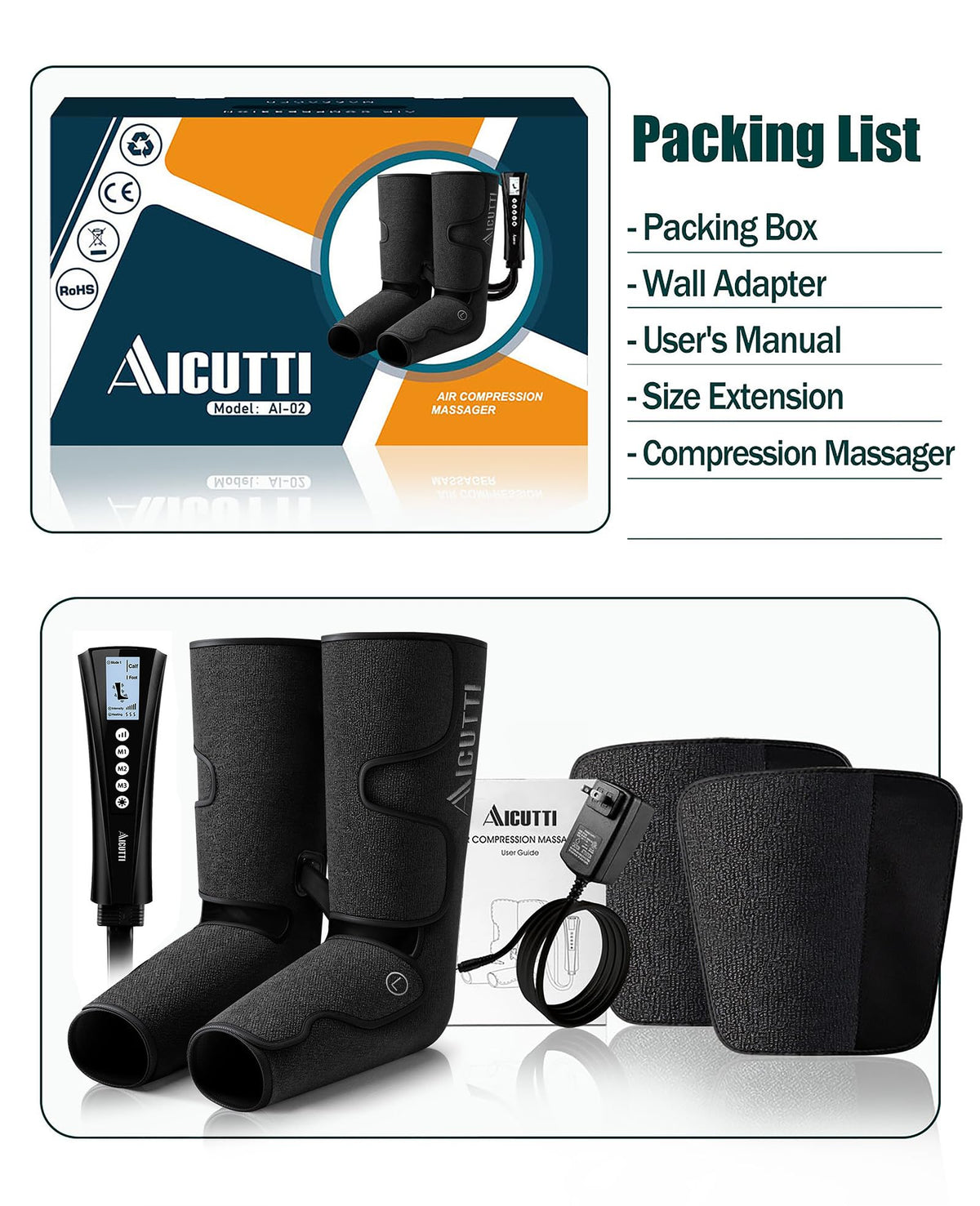 Full Leg Massager with Heat U727513