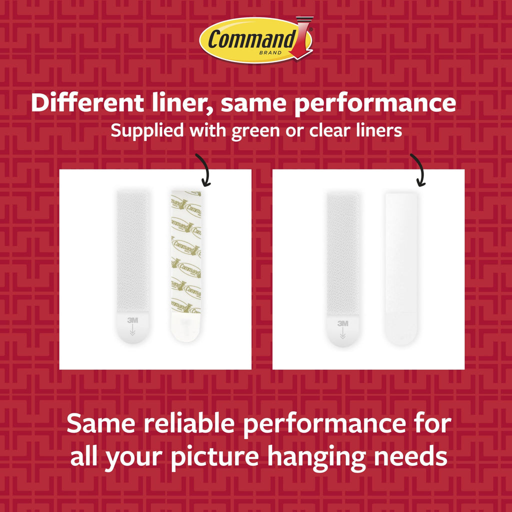 20 lb X-Large White Picture Hanging Strips A5497