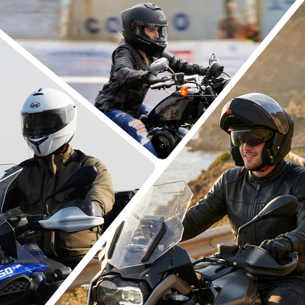 Modular Motorcycle Helmet DOT Approved N350