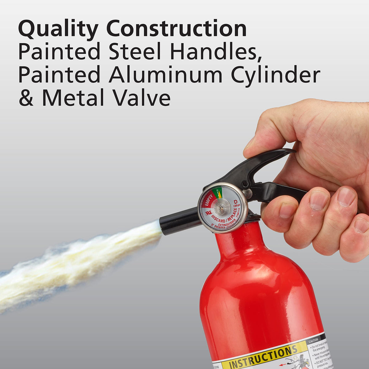 Red Dry Chemical Fire Extinguisher with Mounting Bracket X9293