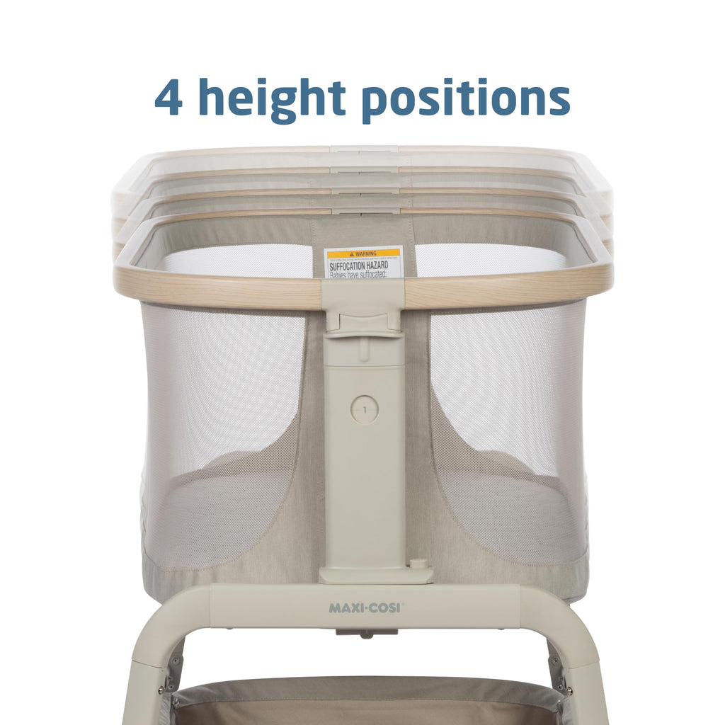 Baby Bassinet Bedside Sleeper with Storage Basket C9168