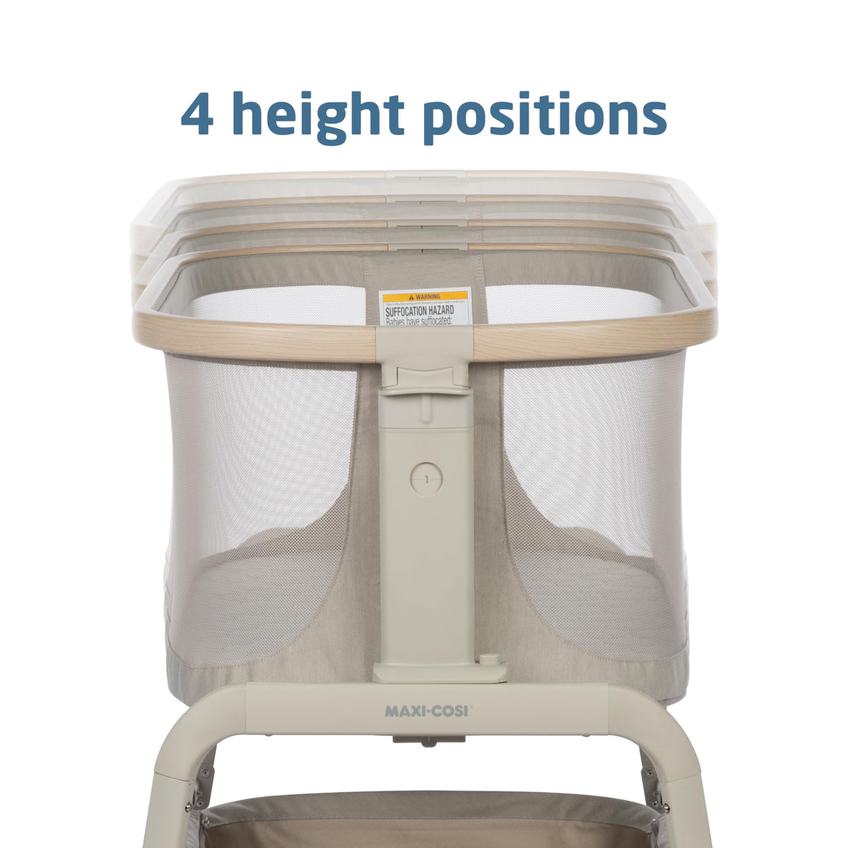 Baby Bassinet Bedside Sleeper with Storage Basket C9168