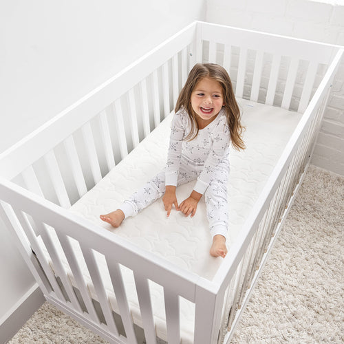 100% Breathable Dual Sided 2-Stage Crib & Toddler Mattress X88956