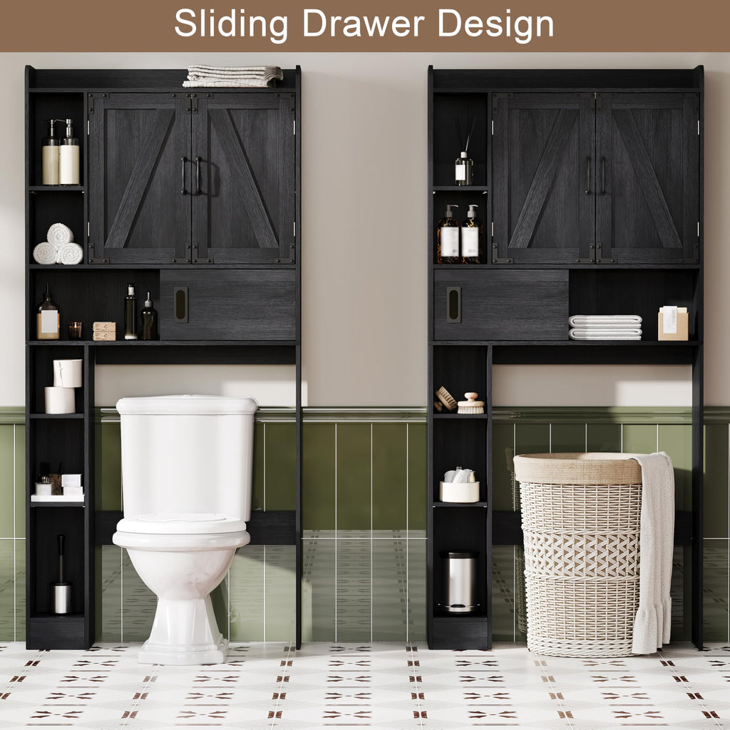 Over The Toilet Storage Cabinet with Sliding Door K23204