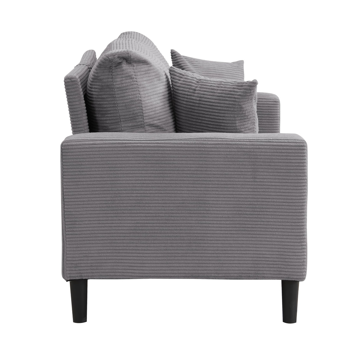 Light Gray 2-Seat Upholstered Loveseat Sofa E888197
