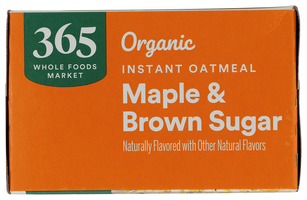 Organic Maple & Brown Sugar Instant Oatmeal Packets, 1.41 Ounce (Pack of 8) V172