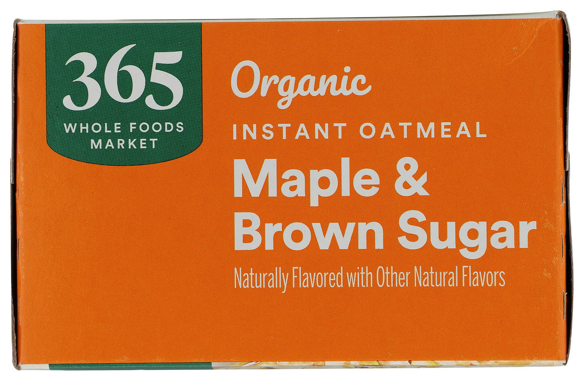 Organic Maple & Brown Sugar Instant Oatmeal Packets, 1.41 Ounce (Pack of 8) V172